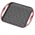 Le Creuset Cast Iron Square Grill, 24 cm, Cerise