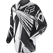 Fox Racing HC Undertow Youth Boys Motocross Motorcycle Jersey w/ Free B&F Heart Sticker - Black