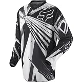 Fox Racing Toddler HC Undertow Kids Dirt Bike Motorcycle Jersey w/ Free B&F Heart Sticker - Black / Small