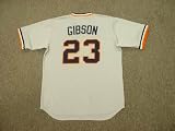 KIRK GIBSON Detroit Tigers 1984 Majestic Cooperstown THROWBACK Away Baseball Jersey, Large