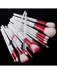 HotEnergy New 18 Pcs Makeup Brush Cosmetic Eyeshadow Brushes Set Kit PU Leather Case Pink