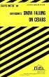 Cliffs Notes on Guterson's Snow Falling on Cedars