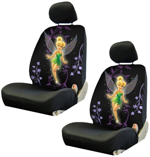 Front Low Back Car Truck SUV Bucket Seat Covers - Tinkerbell Mystical Tink - Pair Front Low Back Car Truck SUV Bucket Seat Covers - Tinkerbell Mystical Tink - Pair