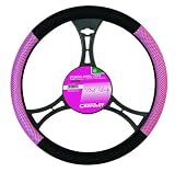 Produkt-Bild: CARPOINT 2510044 Lenkradh&uuml;lle schwarz/rosa