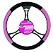 CARPOINT 2510044 Lenkradh�lle schwarz/rosa