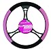 Produkt-Bild: CARPOINT 2510044 Lenkradh&uuml;lle schwarz/rosa