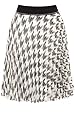 Check Print Skirt