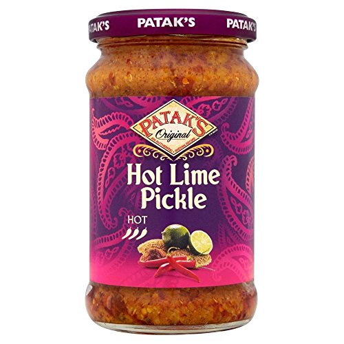 Patak Hot Lime Pickle (283g) - Packung mit 2