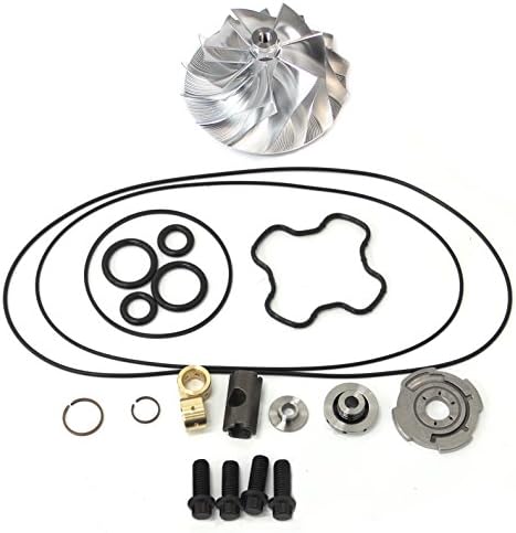 Powerstroke 7.3L GTP38 TP38 Turbo Billet Compressor Wheel 60/80 + Upgrade Rebuild Kit