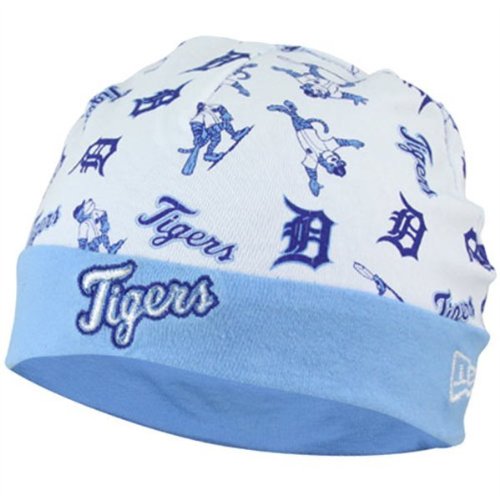 Detroit Tigers Reversible Baby Boy Beanie - Infant (circumference: 19