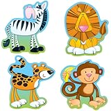 Carson Dellosa Jungle Animals Cut-Outs (120072)