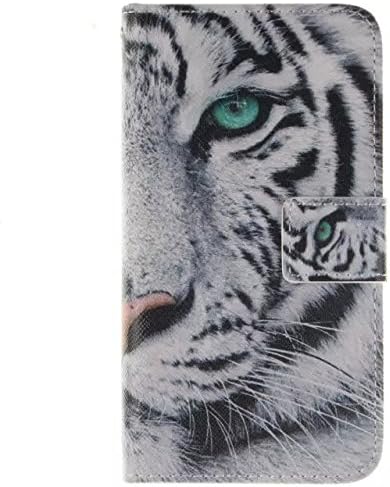 HNSPRING Colorful Patterns Premium TPU Flip Genuine Leather purses Cover protective Case for Microsoft Lumia 640