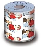 bedrucktes Toilettenpapier - oh Santas Box Hoehe 10cm