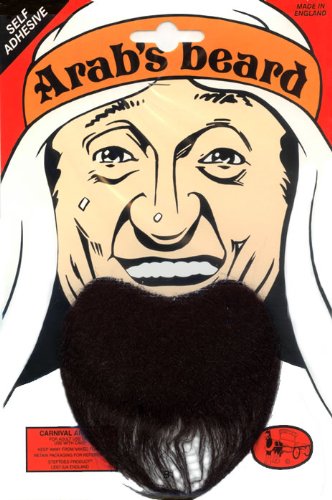 Imagen 1 de Arab Beard Black (accesorio de disfraz)