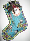 Betty Boop Quilted Christmas Stockings Handcrafted Keepsakes Personalized with Picture Frame - FREE Shipping