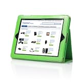 TeckNet® iPad 2 Premium Folio Case / Cover and Flip Stand For Apple iPad 2, With Magnetic Sleep Wake Sensor Feature - Green