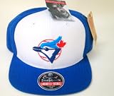 MLB Men's Toronto Blue Jays Cooperstown 400 Snapback Cap (White/Royal, Adjustable)