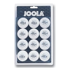JOOLA TRAINING White 40mm Table Tennis Balls, 12-Count
