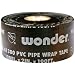 Intertape 826-BK 2P Wonder Printed PVC Pipe Wrap Tape 2-Inches x 100-Feet, 10-Mil