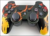 MW2 Flames Custom Painted Playstation 3 PS3 5 Mode Rapid Fire Adjustable Modded Wireless Controller