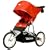 Joovy Zoom ATS Fixed Wheel Jogging Stroller, Red
