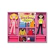 Melissa & Doug Abby & Emma Deluxe Wooden Magnetic Dress-Up