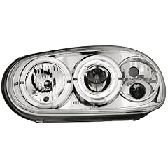 Dectane SWV02A Scheinwerfer VW Golf IV 97-03 2 Standlichtringe chrome