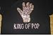 Michael Jackson Glove King of Pop 100% Swarovski Crystal Men's V-Neck T-Shirt