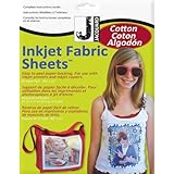 Jacquard Ink Jet Fabric 8.5'' x 11'' Cotton Sheets (10 Pack)