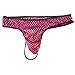 Dong Dian Men's Sexy Leopard Plaid Thongs G-String Briefs Underwear
