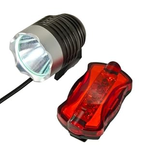 New arrival!Cree XM-L T6 6400mAh 1600 Lumen LED Bike Bicycle HeadLamp & Rail Light