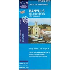 Banyuls Col du Perthus C�te vermeille. 1/25 000