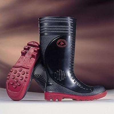 Black Safety Wellingtons Steel Toe | Dunlop