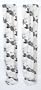 Drapery Panels (Floral Print) (Set of 2) (Approximately 100x24) *