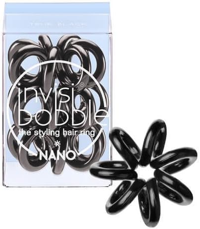 InvisiboBBle Nano Hair Tie (3 Pack) - True Black