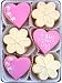 Beautiful Sweets Pink Mother's Day Organic Cookies