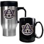 Great American Products Auburn Tigers Stainless Steel Travel Mug & Ceramic Mug Set