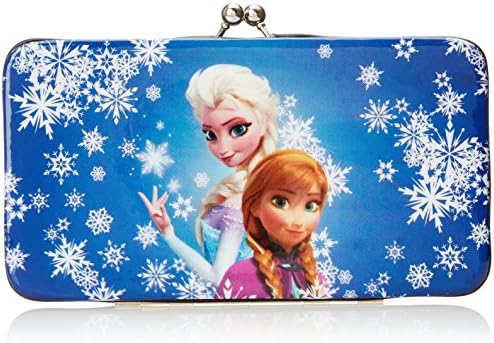 Concept One Handbags Frozen Sublimation Print Snowflake Kiss Lock Wallet