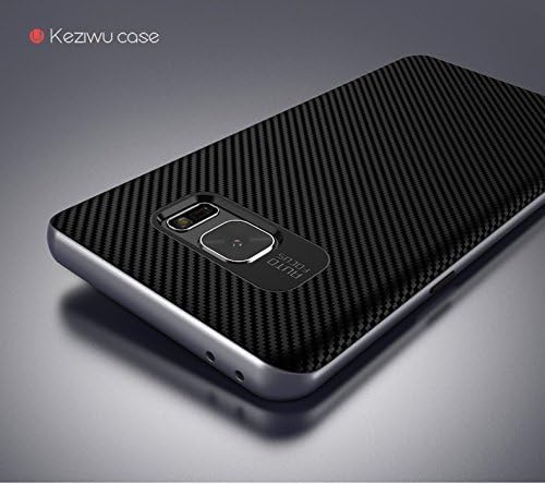 Galaxy Note 7 Case by Keziwu, Premium Finish, Simple, Elegant, Modern &amp; Minimalist, with Carbon Fiber Style Back, lightweight, dual layer (PC &amp; TPU) protection, Case for Galaxy Note7 [2016] (Grey)