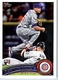 2011 Topps Baseball Card # 347 Darwin Barney RC - Chicago Cubs (RC - Rookie Card) MLB Trading Card (Series 2) in a Protective Screwdown Case