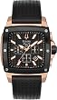 Bulova Men's Marine Star 98B103 Black Leather Quartz Watch with Black Dial