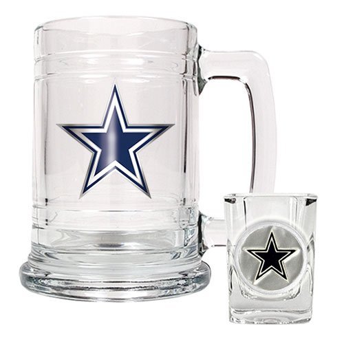 Dallas Cowboys Boilermaker Set  (Primary Logo)