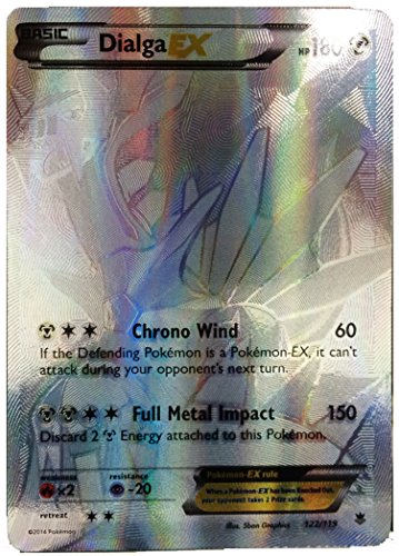 Pokemon Dialga Full Art Ultra Rare Card Xy Phantom Forces 122/119