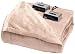 Sunbeam BW1214-030-772 Heated Electric Microplush Blanket, King, Mushroom