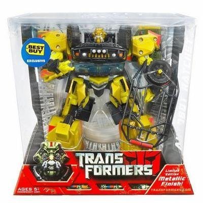 Childrens Toyshop  Toys : Transformers Movie Best Buy Exclusive Limited Edition Voyager Class 8 Inch Tall Robot Action Figure - Autobot RATCHET with Exclusive Metallic Finish