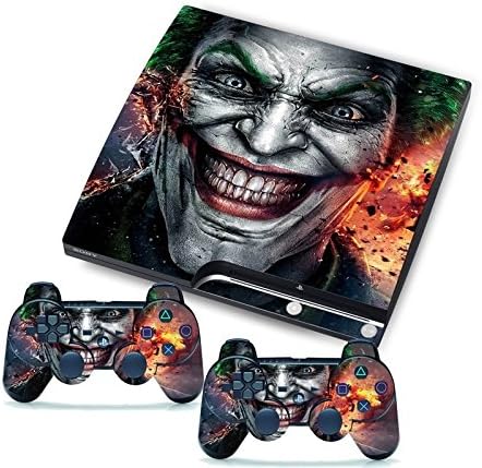 SSCUN Joker for PlayStation 3 PS3 Slim 2 Controller Skins Awsome Custom Stickers Skins