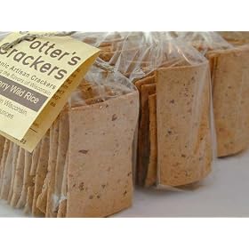 Organic Cranberry Wild Rice Crackers