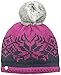 Spyder Women's Colorblock Fairisle Beanie with Fur Pom