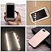 Led Light Up Luminous Case for IPhone 7 Plus, Valam LED Flash Selfie Illuminated Hard Cover (iPhone 7 plus – Rose gold)