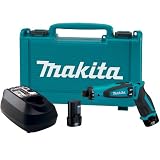 Makita DF010DSE 7.2-Volt Lithium-Ion Cordless Driver-Drill Kit with Auto-Stop Clutch